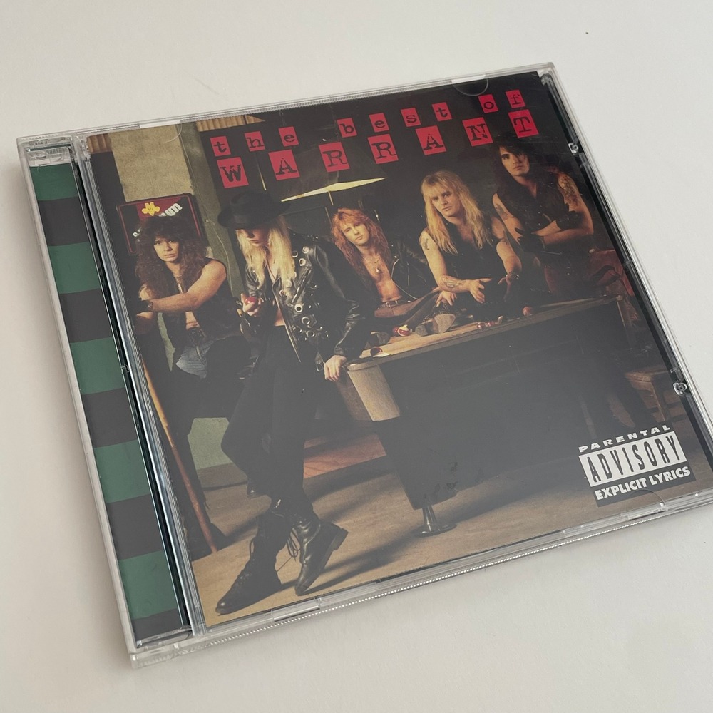 The Best of Warrant CD 1996 Legacy Sony Music Hard Rock Glam Metal Cherry Pie